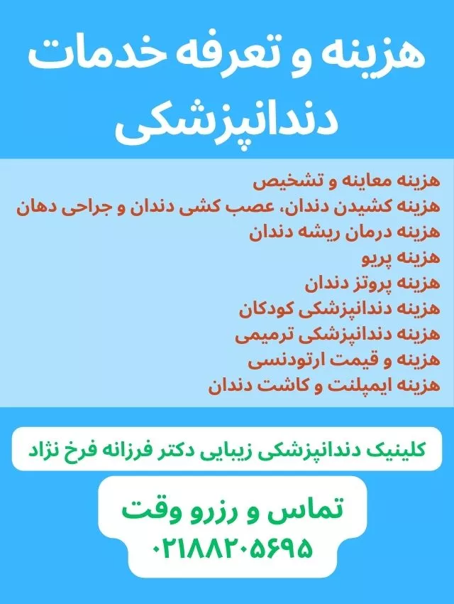 The price of tooth filling